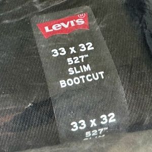 Levi's 527 Jeans Black NEW